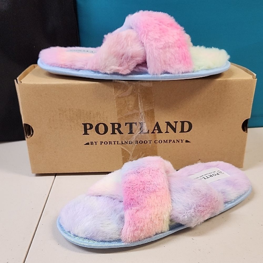 Portland Boot Company Women's 6 Ice Cream Slipper Slides - NEW